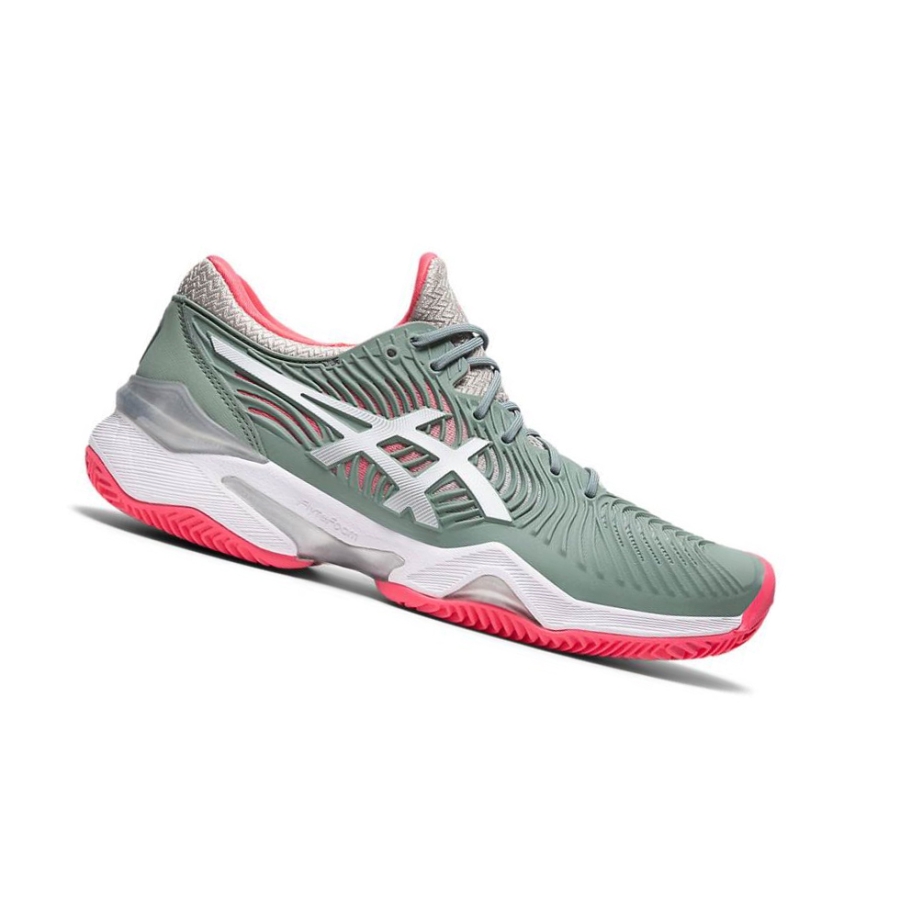 Olive Women\'s Asics COURT FF 2 Tennis Shoes | US09417BC