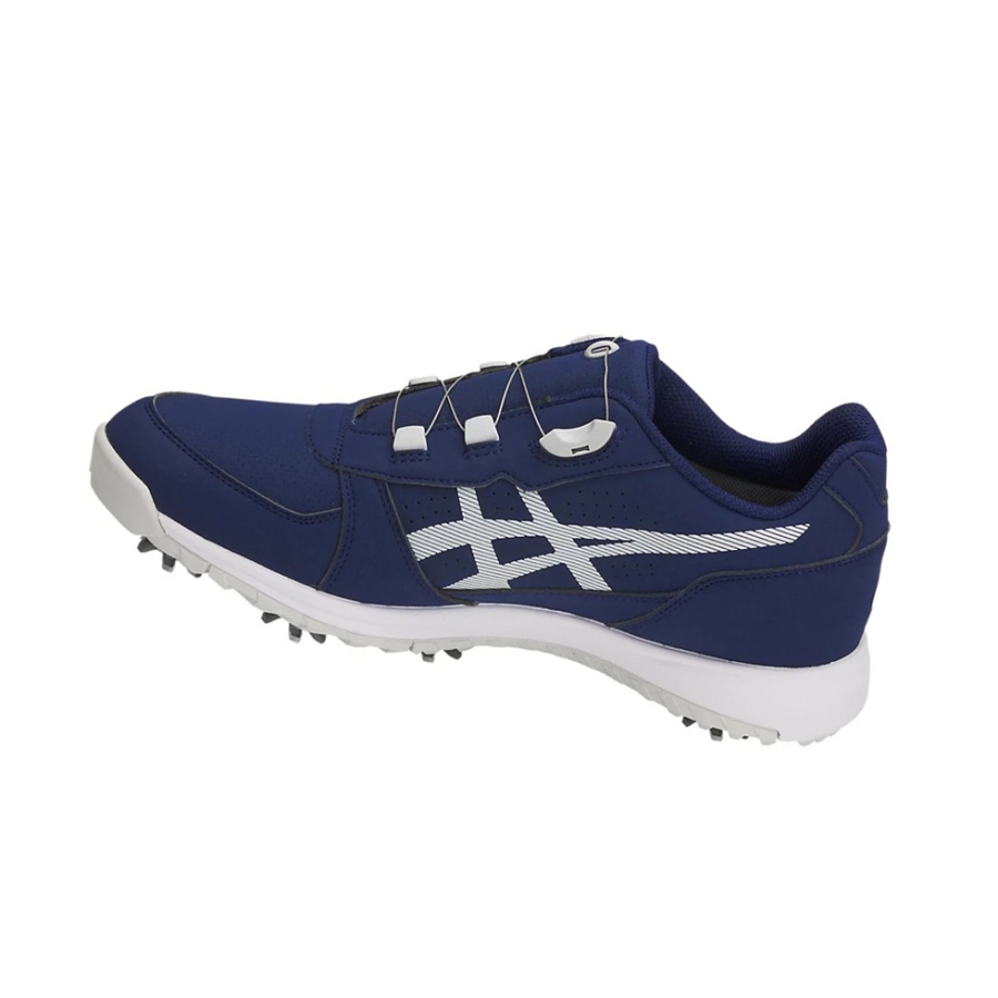 Peacoat / Glacier Grey Men's Asics GEL-PRESHOT BOA Golf Shoes | US81637QU