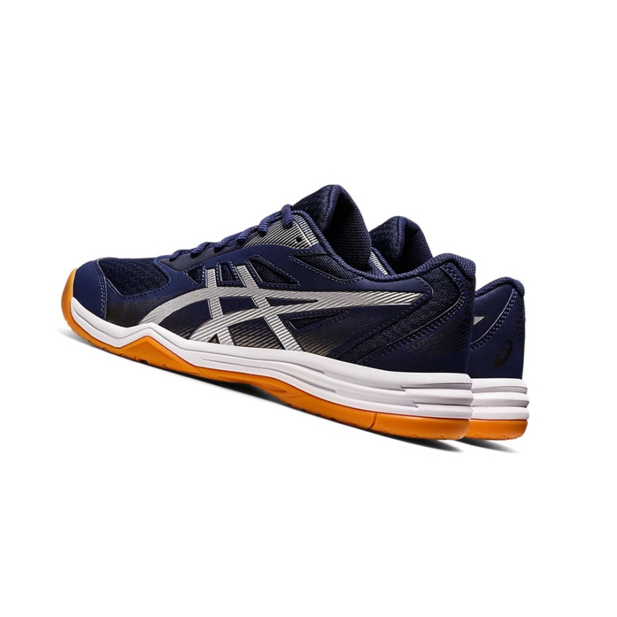 Peacoat / Pure Silver Men's Asics UPCOURT 5 Volleyball Shoes | US87529AE