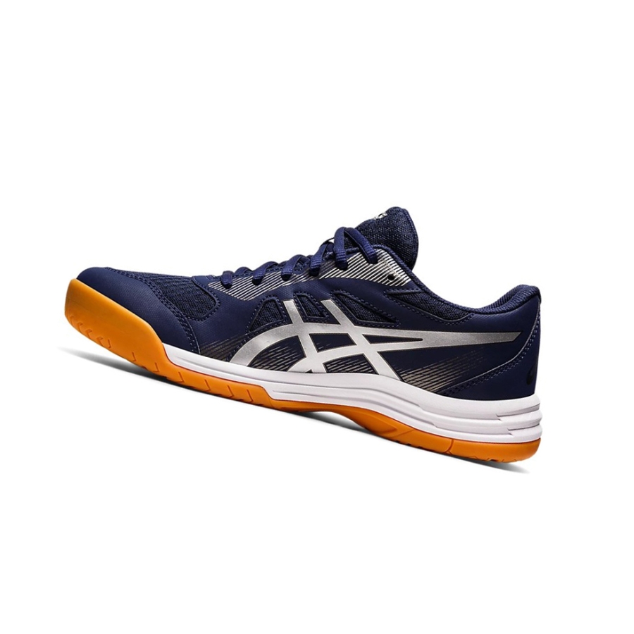 Peacoat / Pure Silver Men's Asics UPCOURT 5 Volleyball Shoes | US87529AE