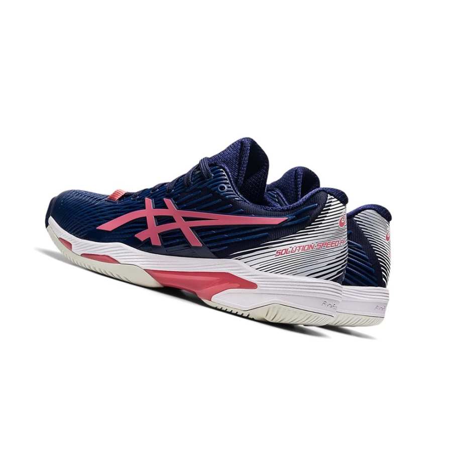 Peacoat / Smokey Rose Women's Asics SOLUTION SPEED FF 2 Tennis Shoes | US53602KC