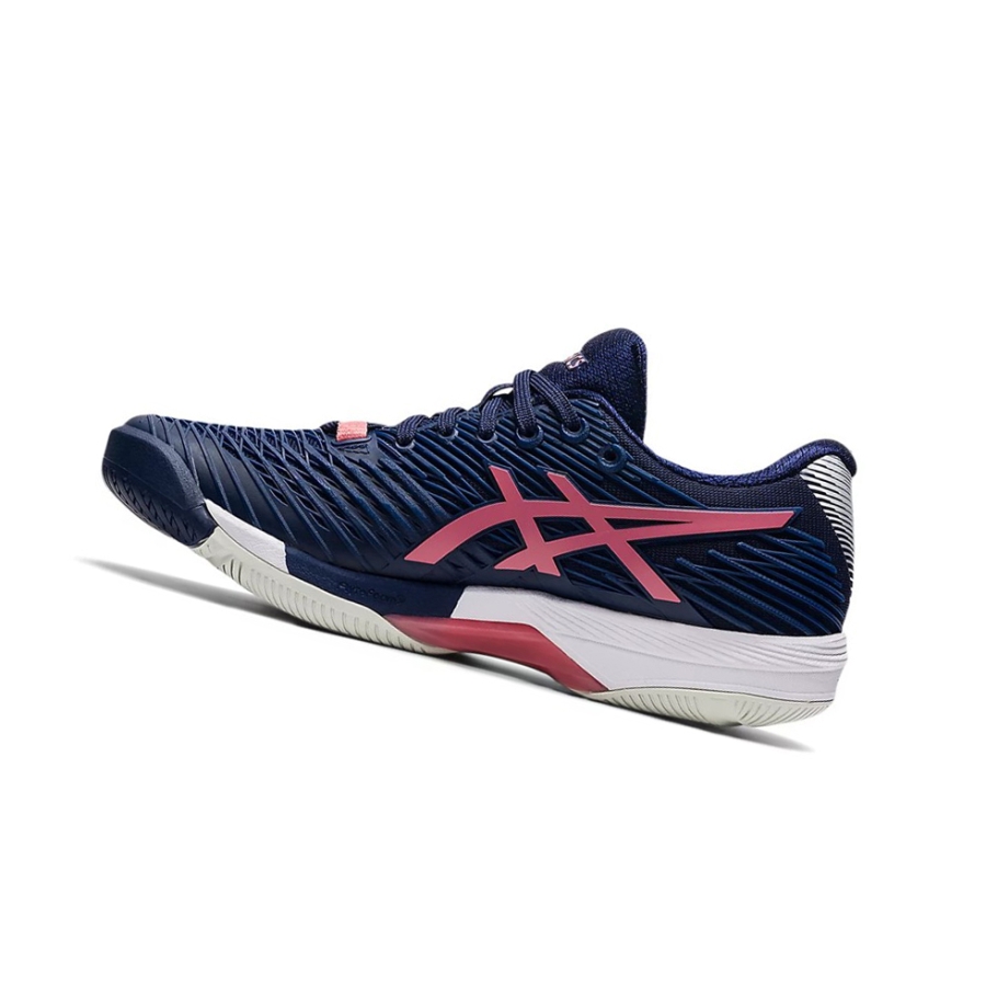 Peacoat / Smokey Rose Women's Asics SOLUTION SPEED FF 2 Tennis Shoes | US53602KC