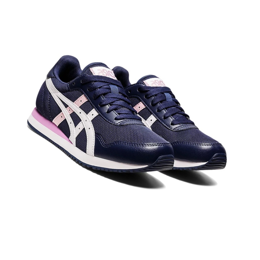 Peacoat / White Women's Asics TIGER RUNNER Sneakers | US60918FQ