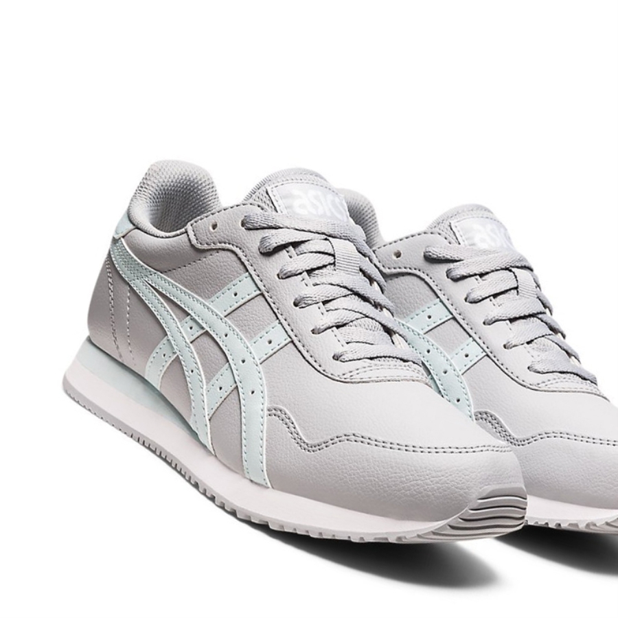 Piedmont Grey / Aqua Angel Women's Asics TIGER RUNNER Sneakers | US89216QJ