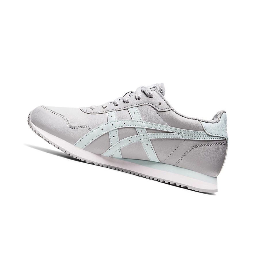 Piedmont Grey / Aqua Angel Women's Asics TIGER RUNNER Sneakers | US89216QJ