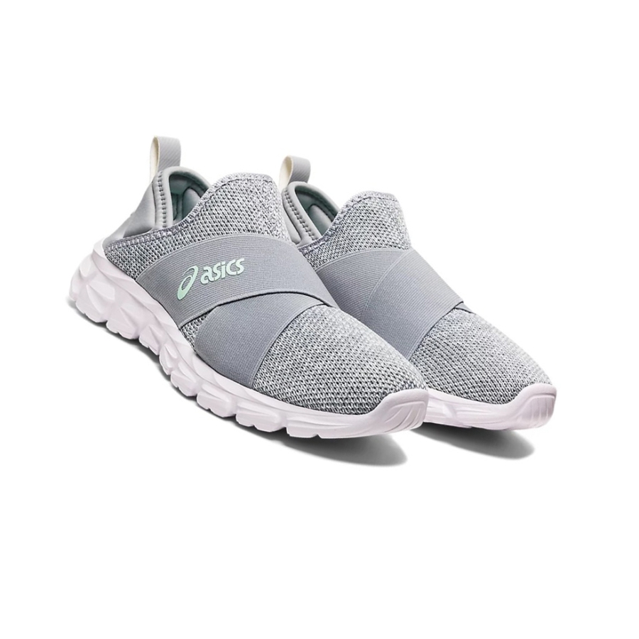 Piedmont Grey / Piedmont Grey Women's Asics QUANTUM LYTE SLIP-ON Sneakers | US94516KR