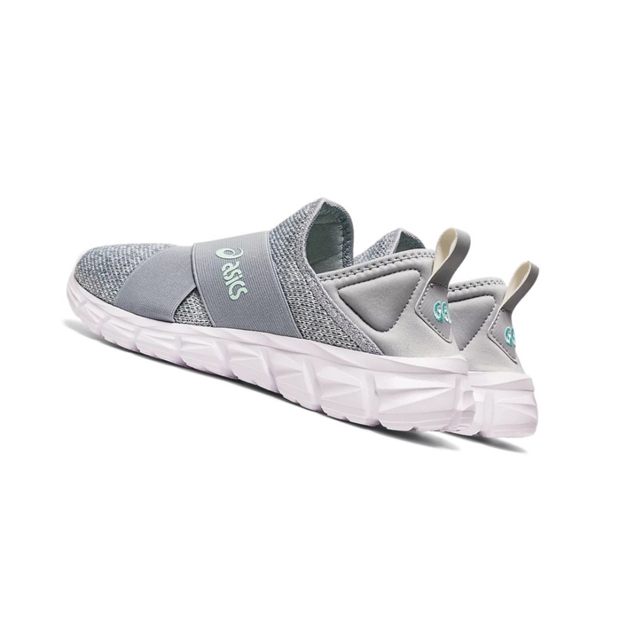 Piedmont Grey / Piedmont Grey Women's Asics QUANTUM LYTE SLIP-ON Sneakers | US94516KR