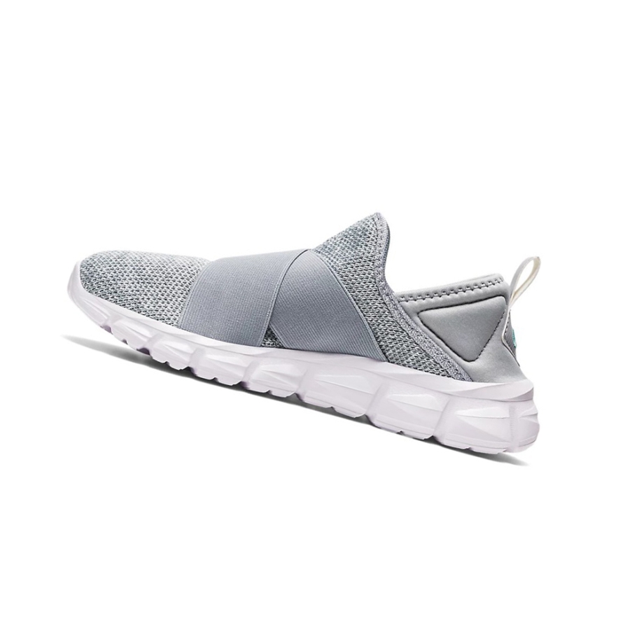 Piedmont Grey / Piedmont Grey Women's Asics QUANTUM LYTE SLIP-ON Sneakers | US94516KR