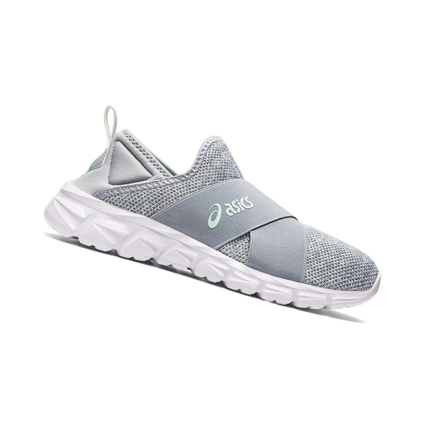 Piedmont Grey / Piedmont Grey Women\'s Asics QUANTUM LYTE SLIP-ON Sneakers | US94516KR