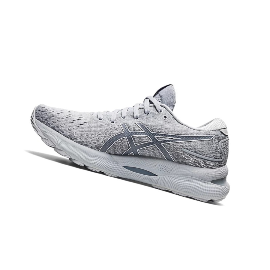 Piedmont Grey / Piedmont Grey Women's Asics GEL-NIMBUS 24 Running Shoes | US96082UE