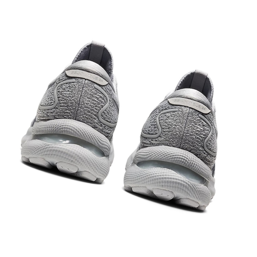 Piedmont Grey / Piedmont Grey Women's Asics GEL-NIMBUS 24 Running Shoes | US96082UE