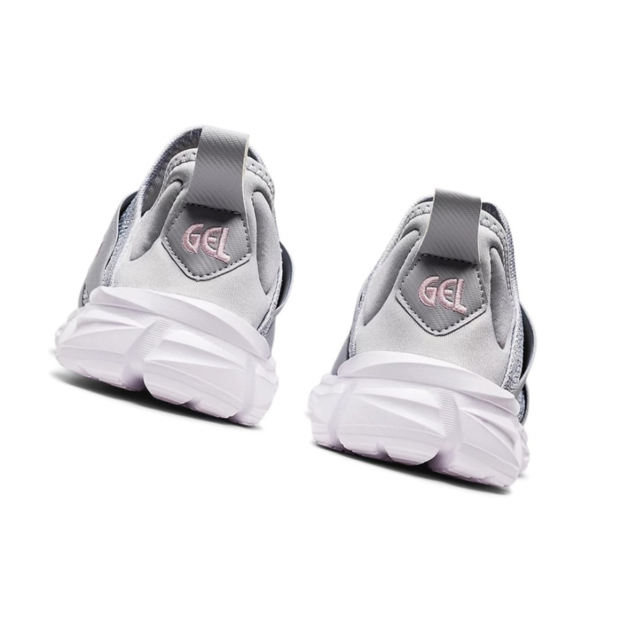 Piedmont Grey / Pink Salt Women's Asics QUANTUM LYTE SLIP-ON Sneakers | US12863RM