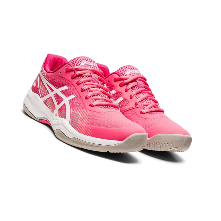 Pink Cameo / White Women's Asics GEL-GAME 8 Tennis Shoes | US38412YT