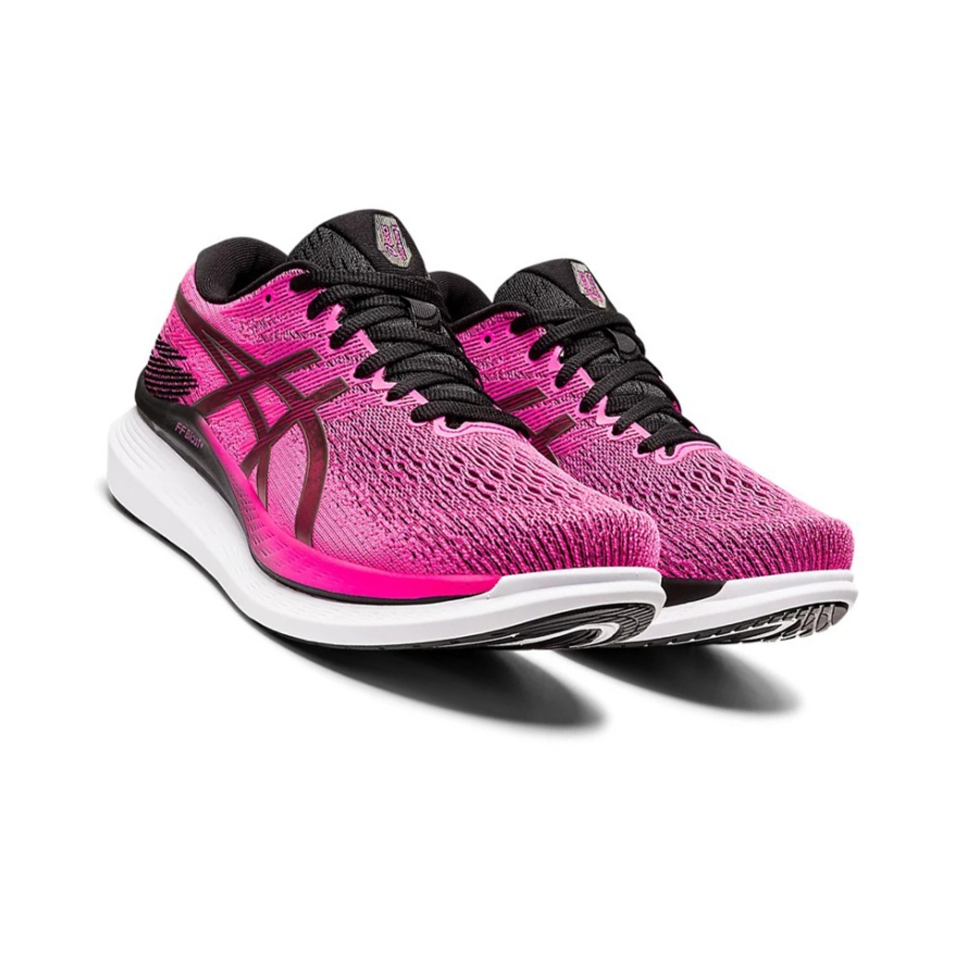 Pink Glo / Black Women's Asics GlideRide 3 Running Shoes | US03145OZ