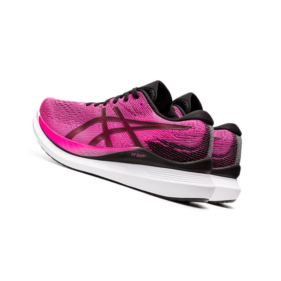 Pink Glo / Black Women's Asics GlideRide 3 Running Shoes | US03145OZ