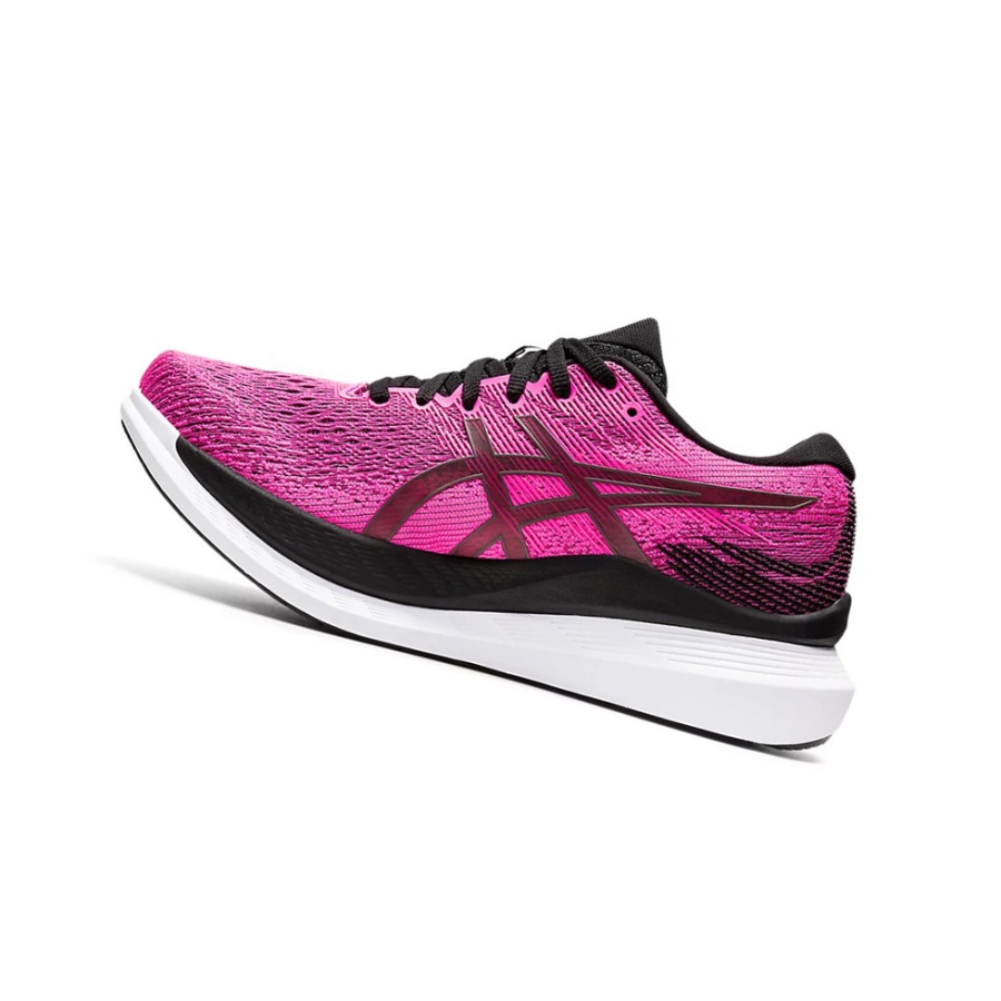 Pink Glo / Black Women's Asics GlideRide 3 Running Shoes | US03145OZ