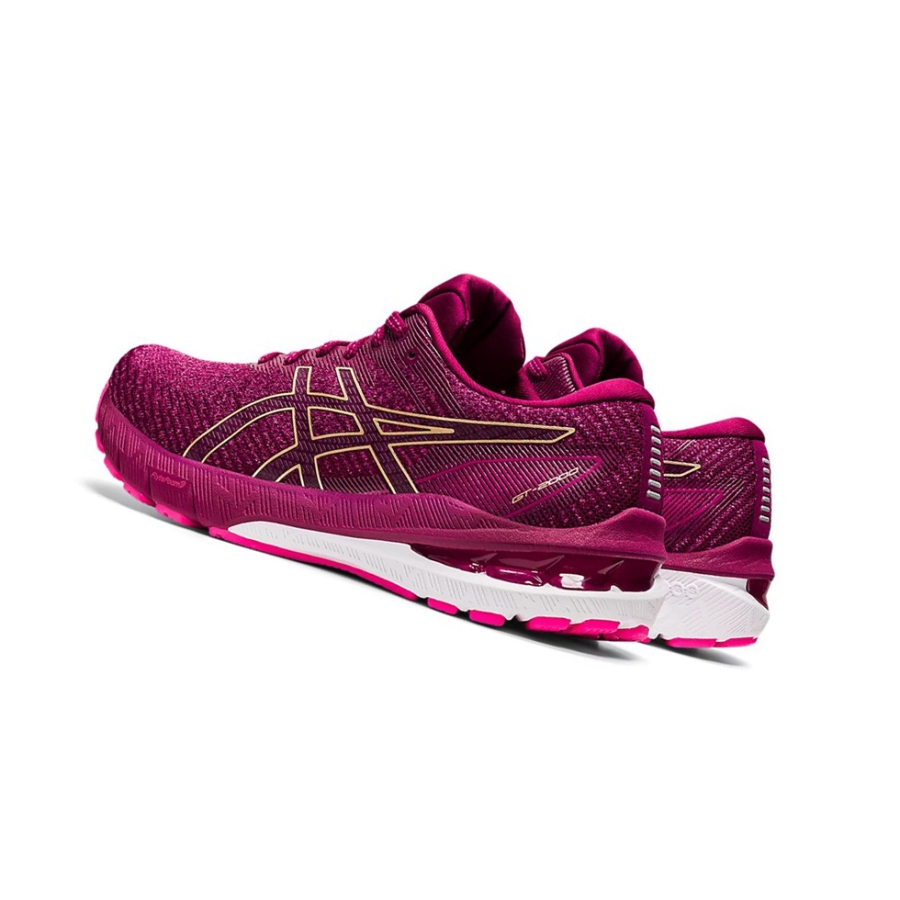 Pink / Glo / Champagne Women's Asics GT-2000 10 Running Shoes | US18067RS