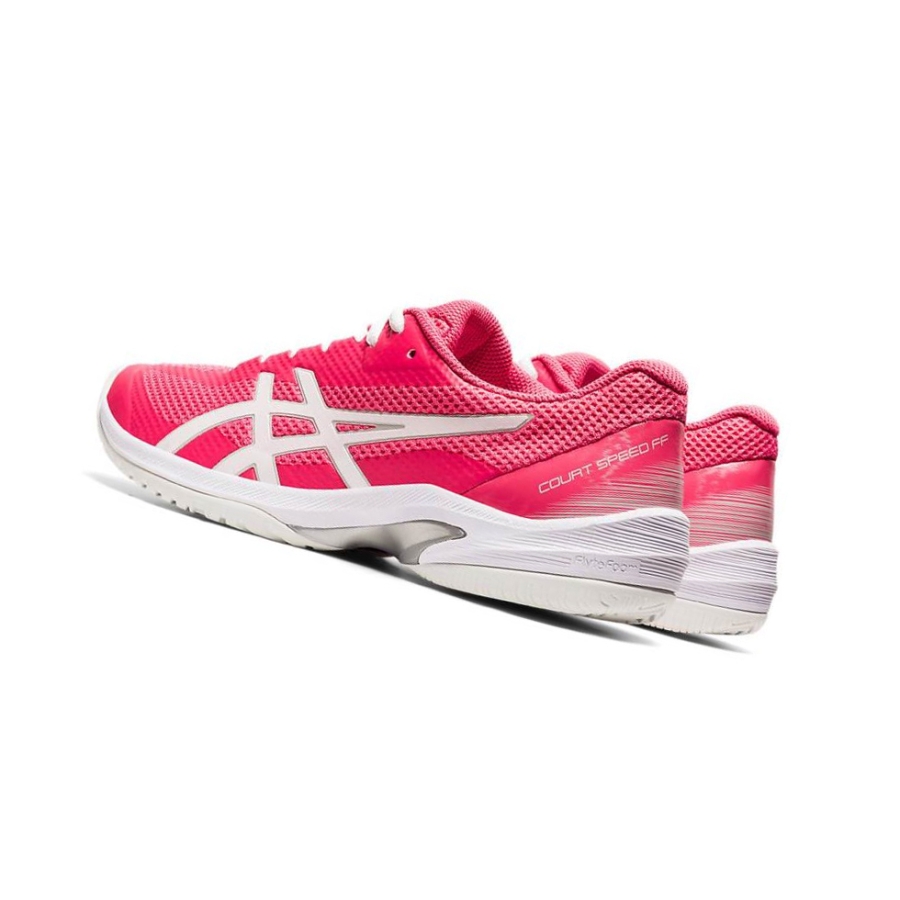 Pink Women's Asics COURT SPEED FF Tennis Shoes | US81456KU