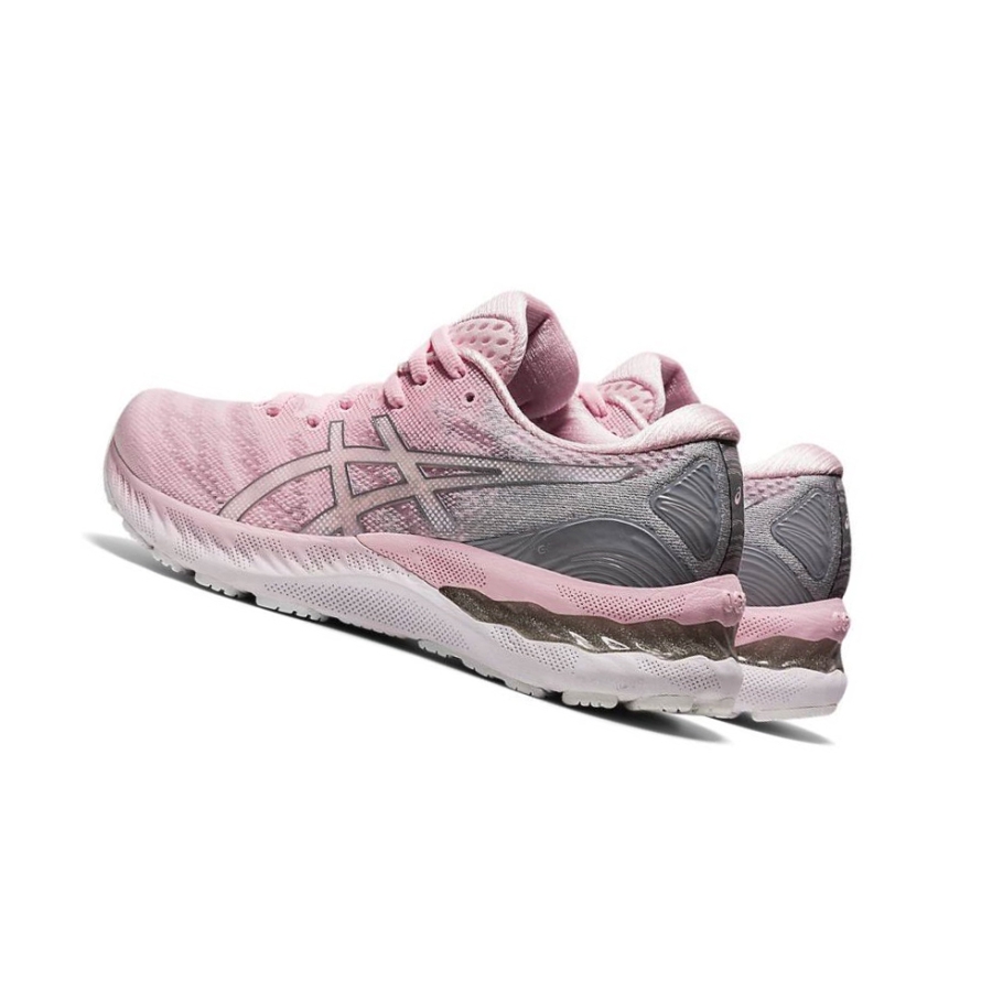 Pink Women's Asics GEL-NIMBUS 23 Running Shoes | US16730EY