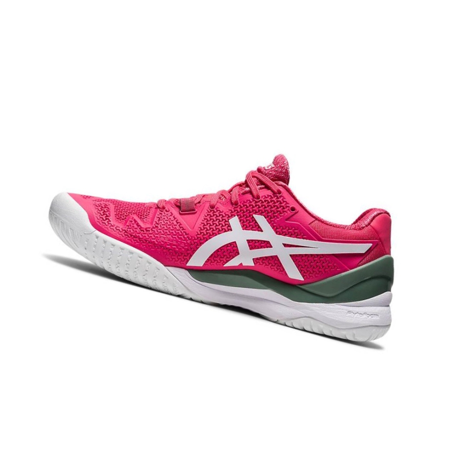 Pink Women's Asics GEL-RESOLUTION 8 Tennis Shoes | US28035TQ