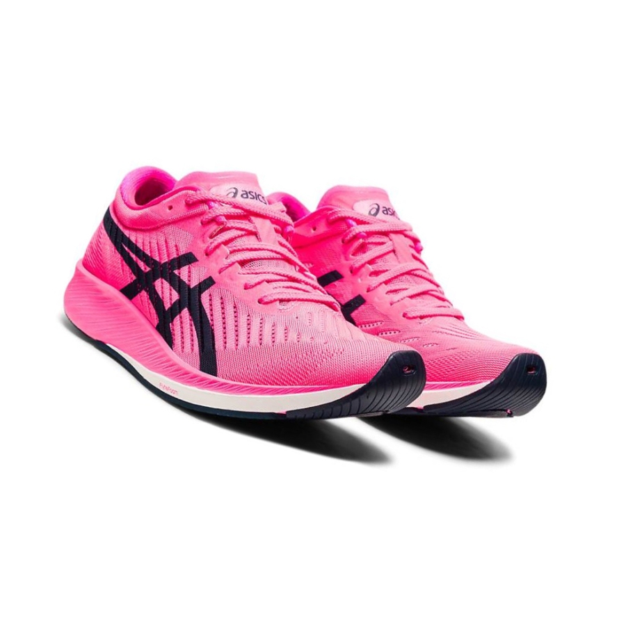 Pink Women's Asics METARACER Running Shoes | US95317HF