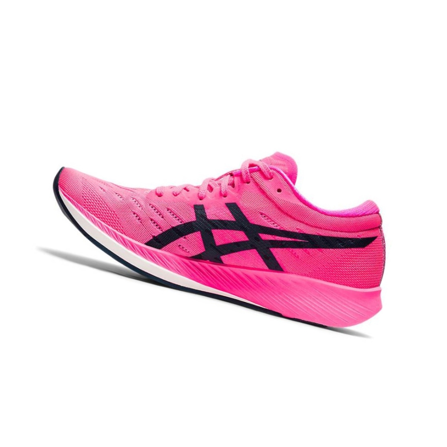 Pink Women's Asics METARACER Running Shoes | US95317HF