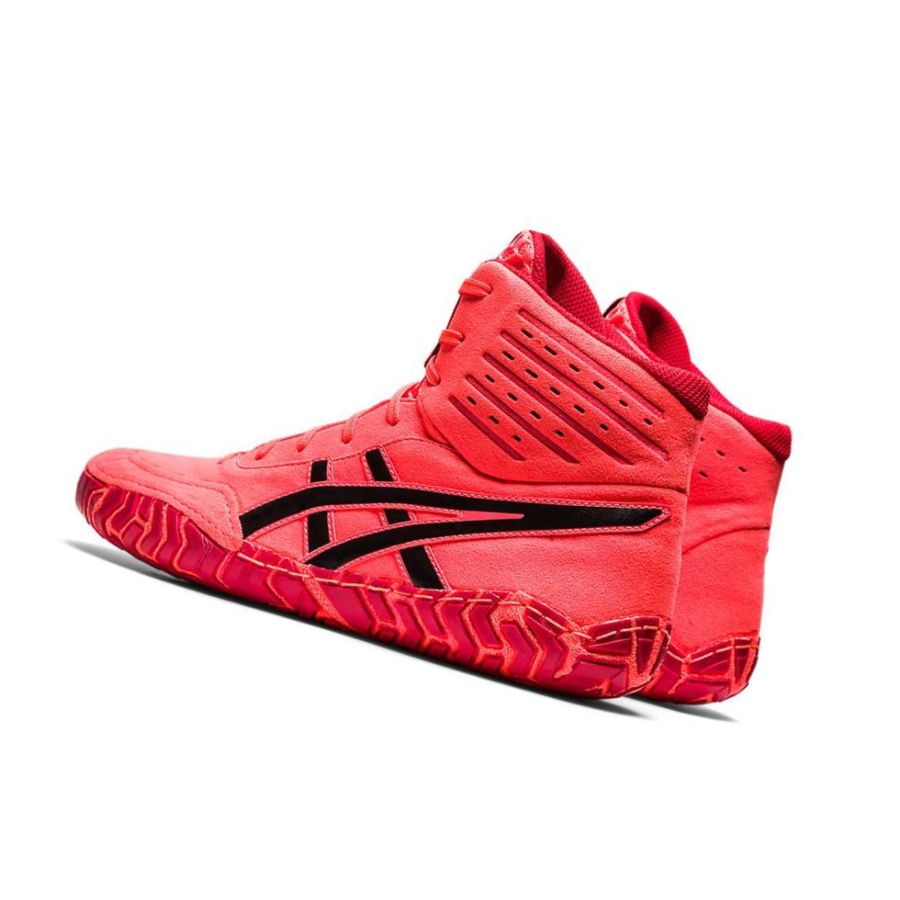 Red Men's Asics AGGRESSOR 4 Tokyo Wrestling Shoes | US12579DM