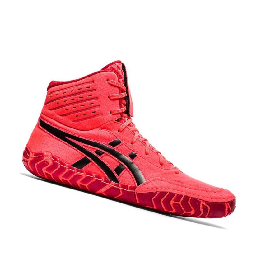 Red Men\'s Asics AGGRESSOR 4 Tokyo Wrestling Shoes | US12579DM