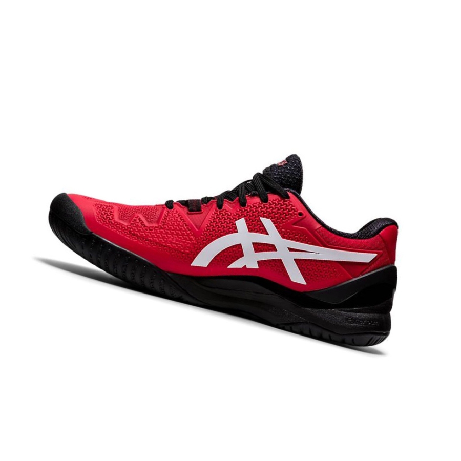 Red Men's Asics GEL-RESOLUTION 8 Tennis Shoes | US87495DT