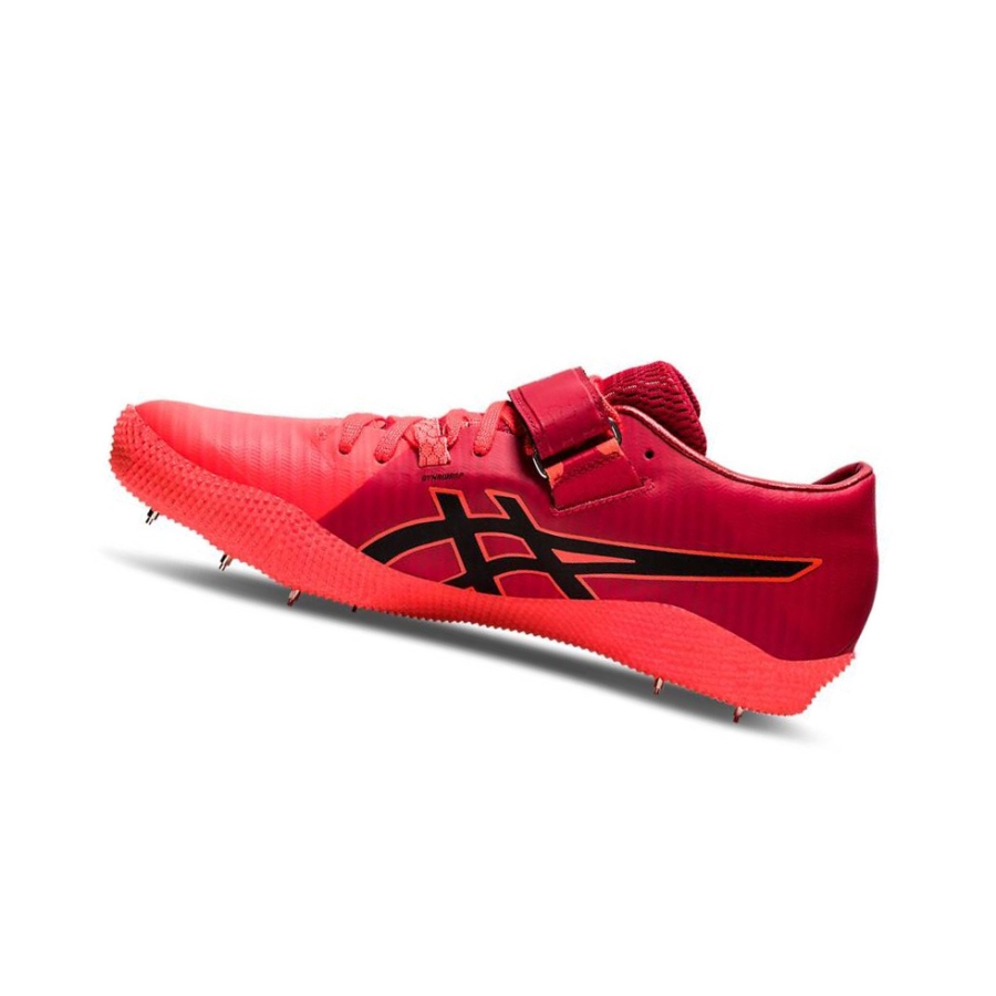 Red Men's Asics HIGH JUMP PRO 2 R Track Shoes | US57980QD