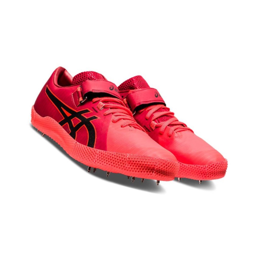 Red Men's Asics HIGH JUMP PRO Track Shoes | US70598QB