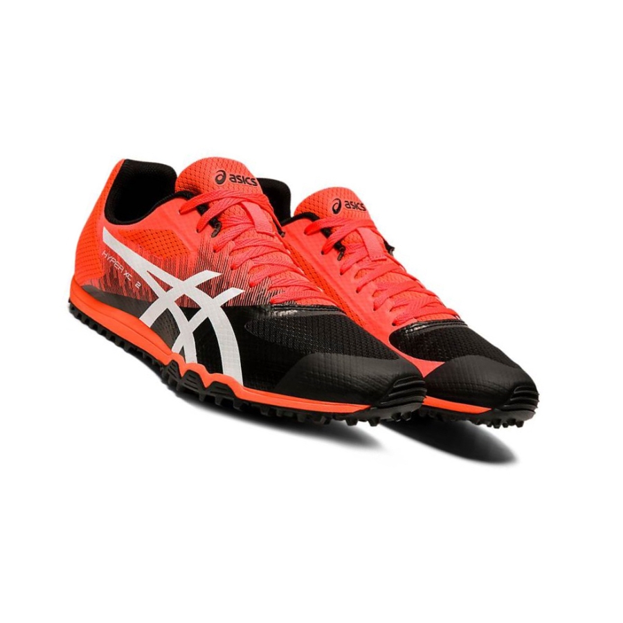 Red Men's Asics Hyper XC 2 Track Shoes | US80926YB