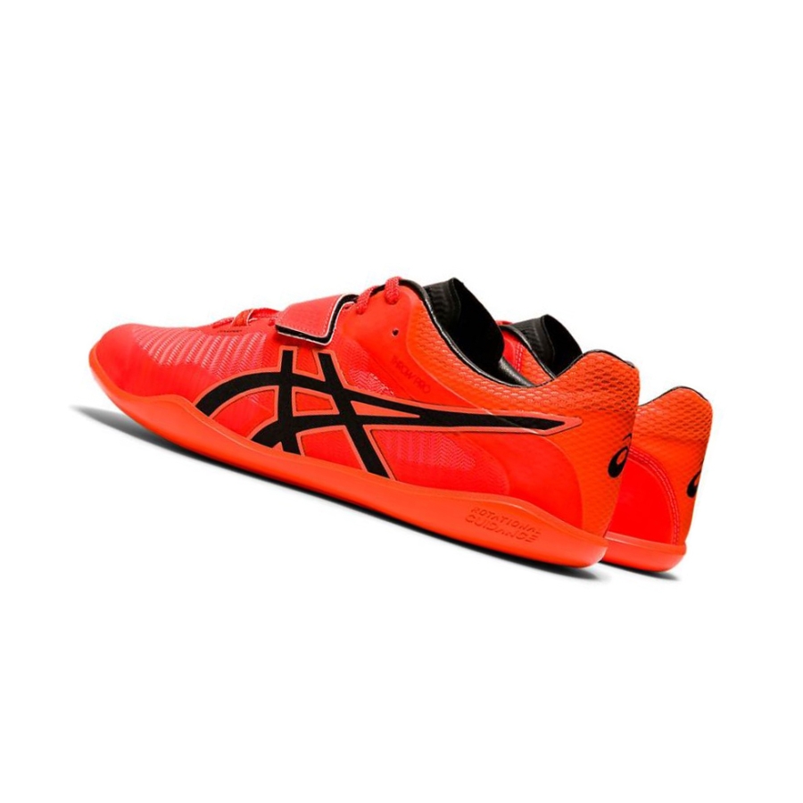 Red Men's Asics THROW PRO Track Shoes | US96758BS