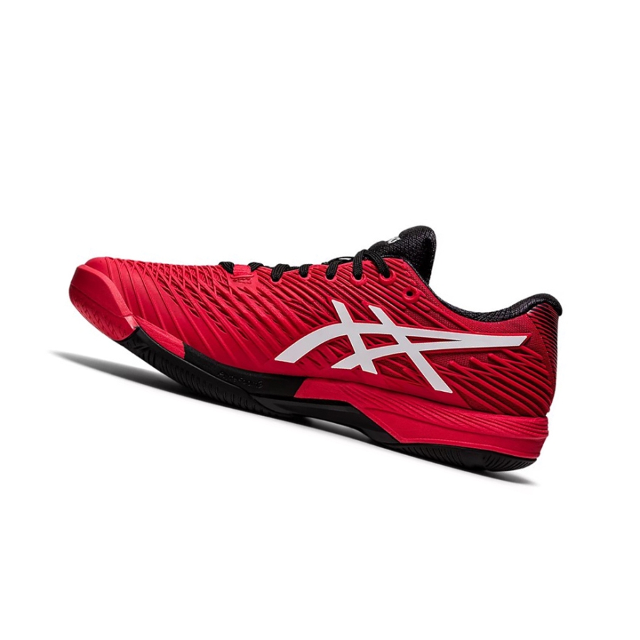 Red / White Men's Asics SOLUTION SPEED FF 2 Tennis Shoes | US96105HS