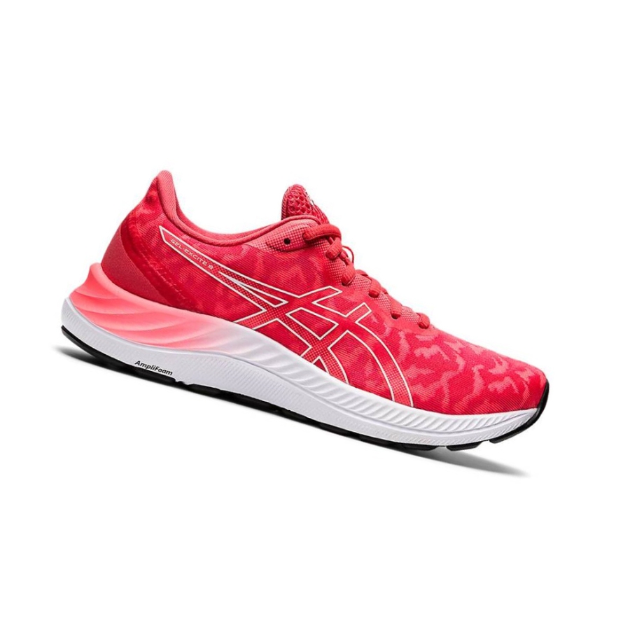 Red Women\'s Asics GEL-EXCITE 8 Twist Running Shoes | US13428XO