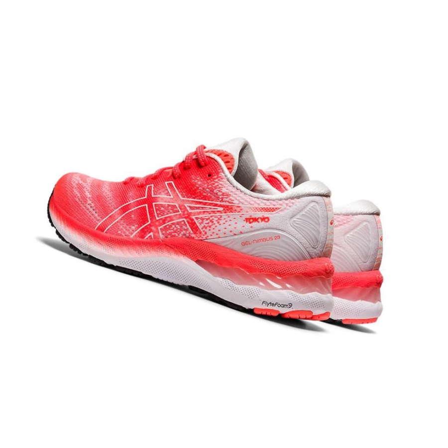 Red Women's Asics GEL-NIMBUS 23 TOKYO Running Shoes | US02539CJ