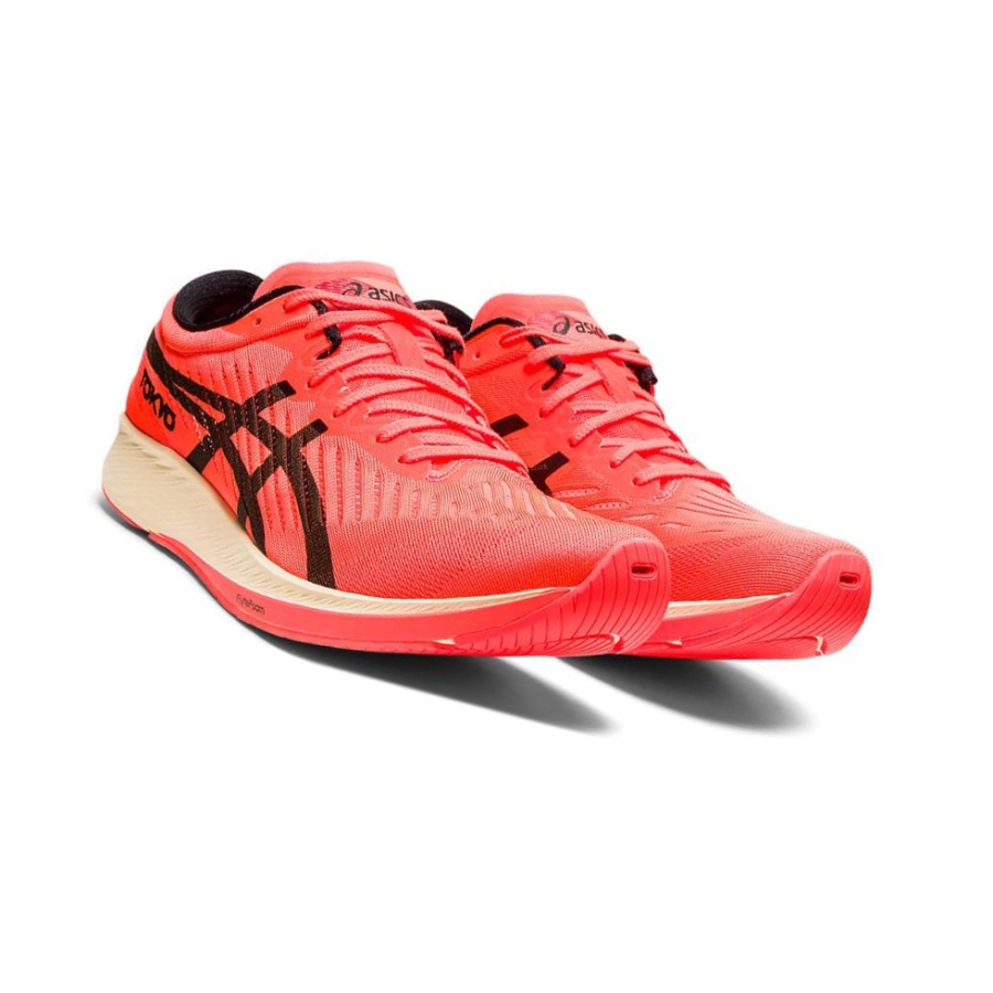 Red Women's Asics METARACER Running Shoes | US97420OG