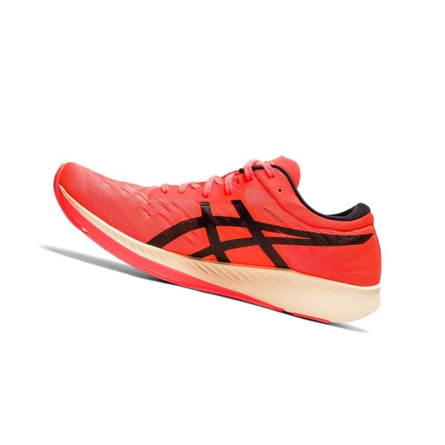 Red Women's Asics METARACER Running Shoes | US97420OG