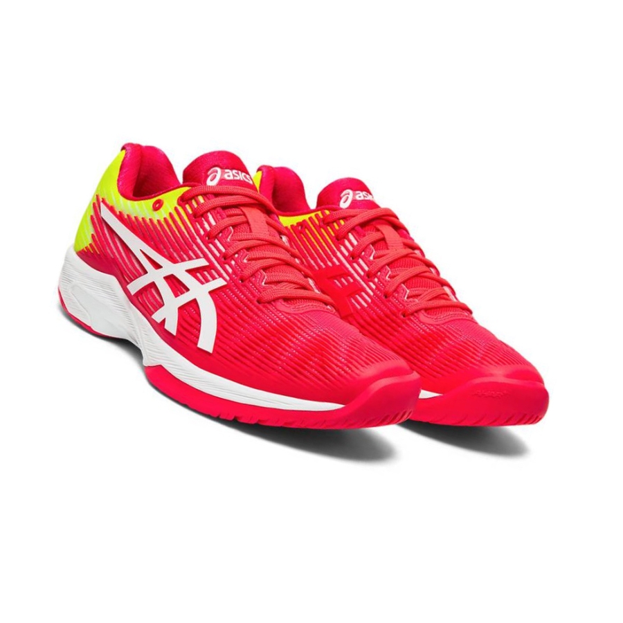 Red Women's Asics SOLUTION SPEED FF Tennis Shoes | US26035DP