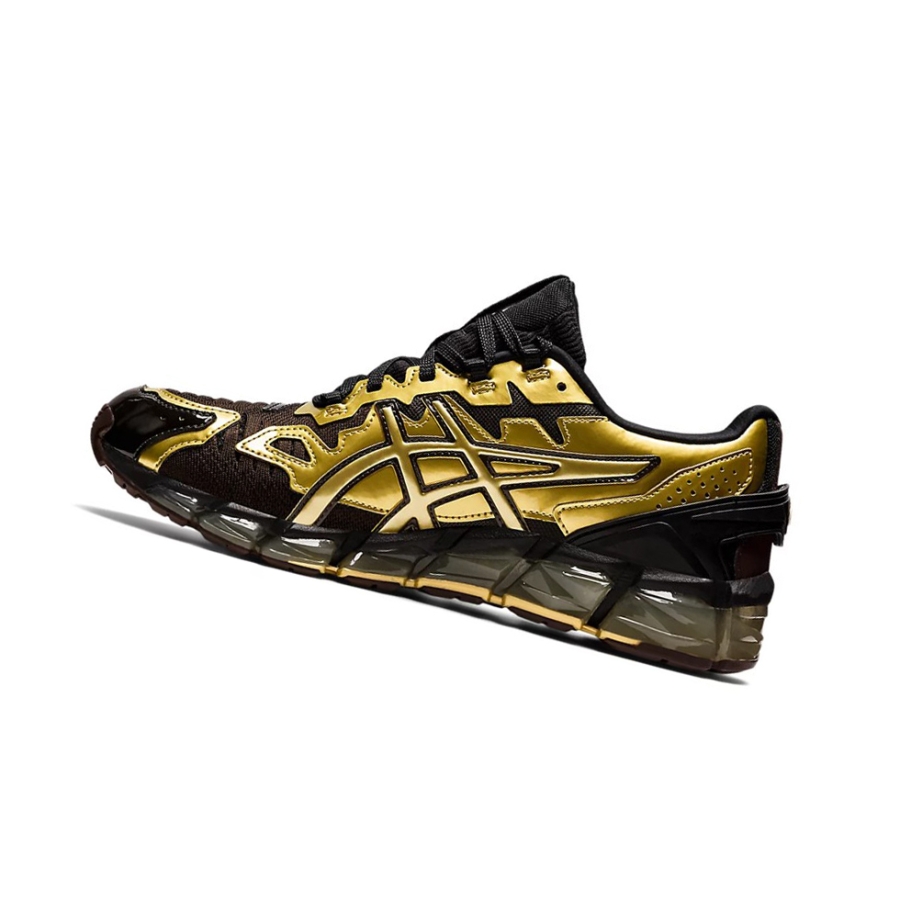 Rich Gold / Black Coffee Men's Asics GmbH x GEL-QUANTUM 360 6 Sneakers | US64509ZN