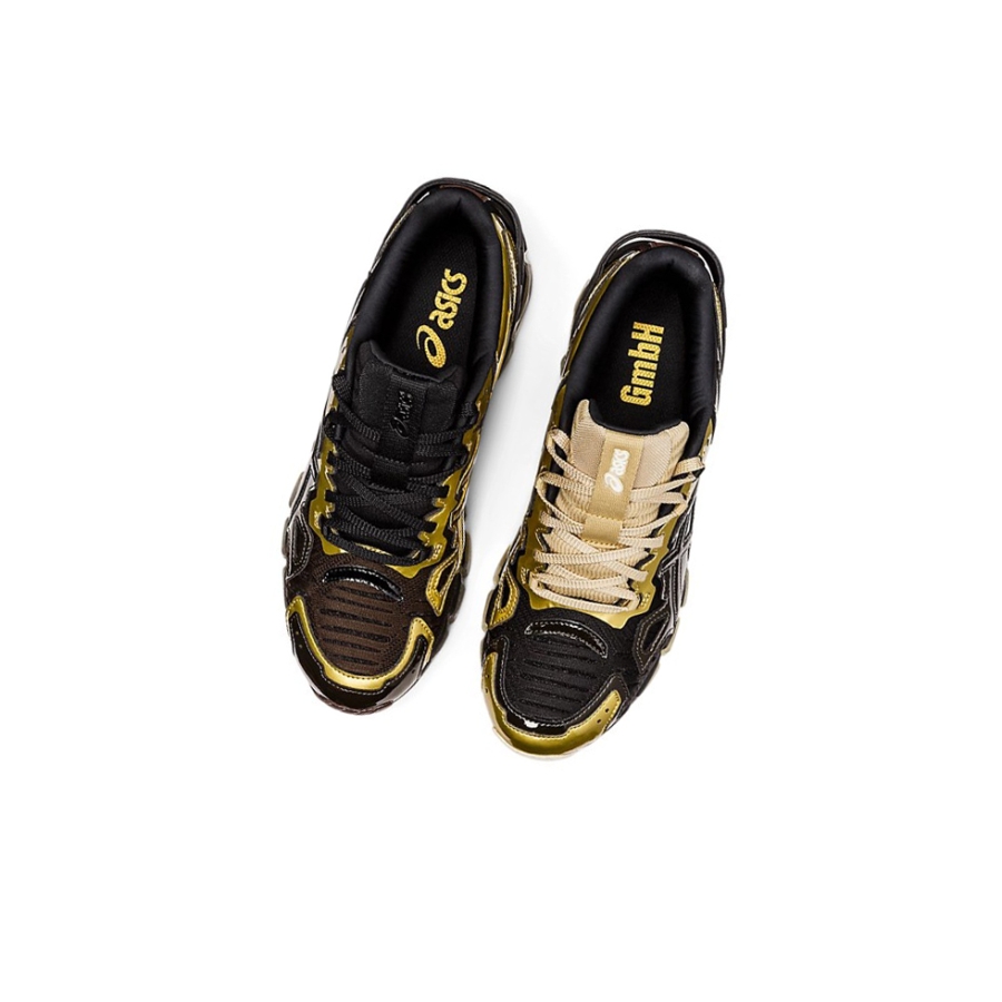 Rich Gold / Black Coffee Men's Asics GmbH x GEL-QUANTUM 360 6 Sneakers | US64509ZN