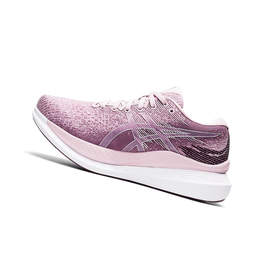 Rosequartz / Deep Plum Women's Asics GlideRide 3 Running Shoes | US80146ZA