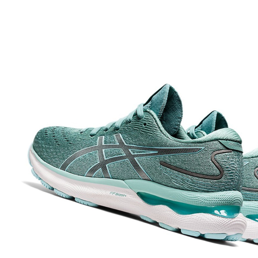 Sage / Clear Blue Women's Asics GEL-NIMBUS 24 (D) Running Shoes | US93780VQ