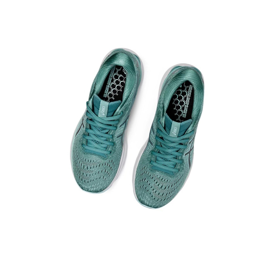 Sage / Clear Blue Women's Asics GEL-NIMBUS 24 (D) Running Shoes | US93780VQ