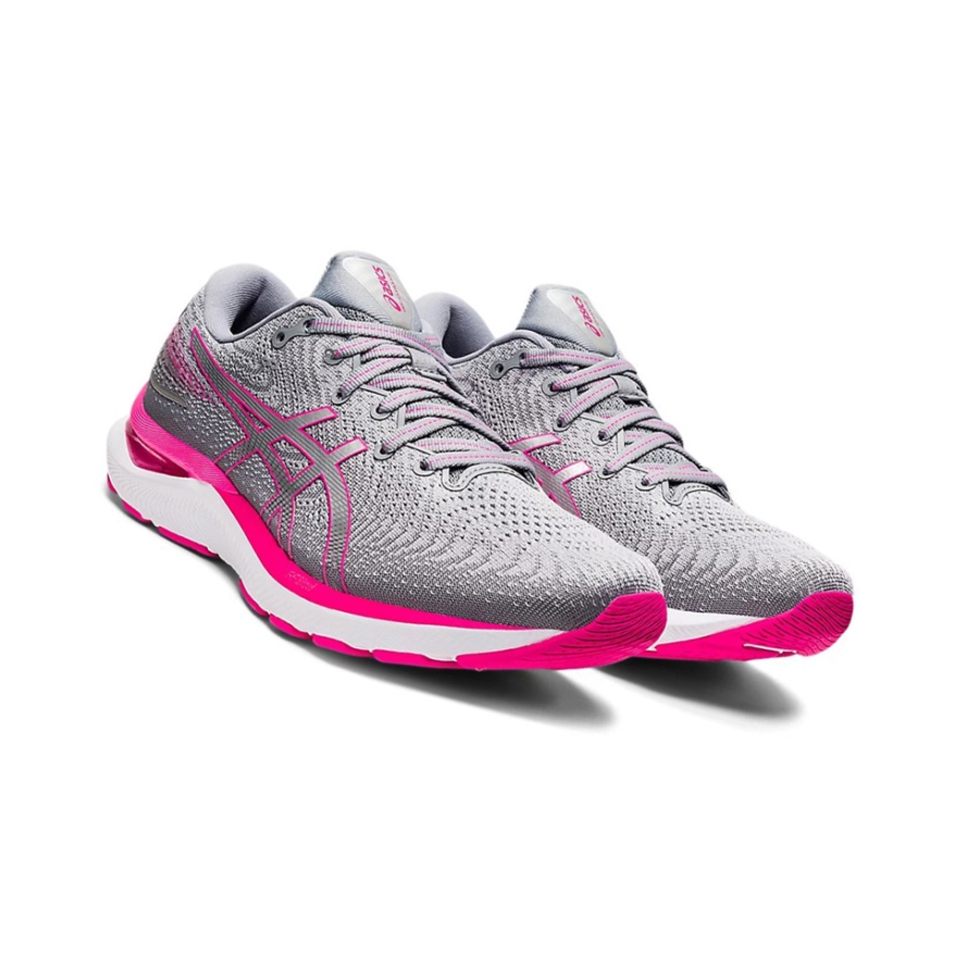 Sheet Rock / Pink Glo Women's Asics GEL-CUMULUS 24 (D) Running Shoes | US17259YZ