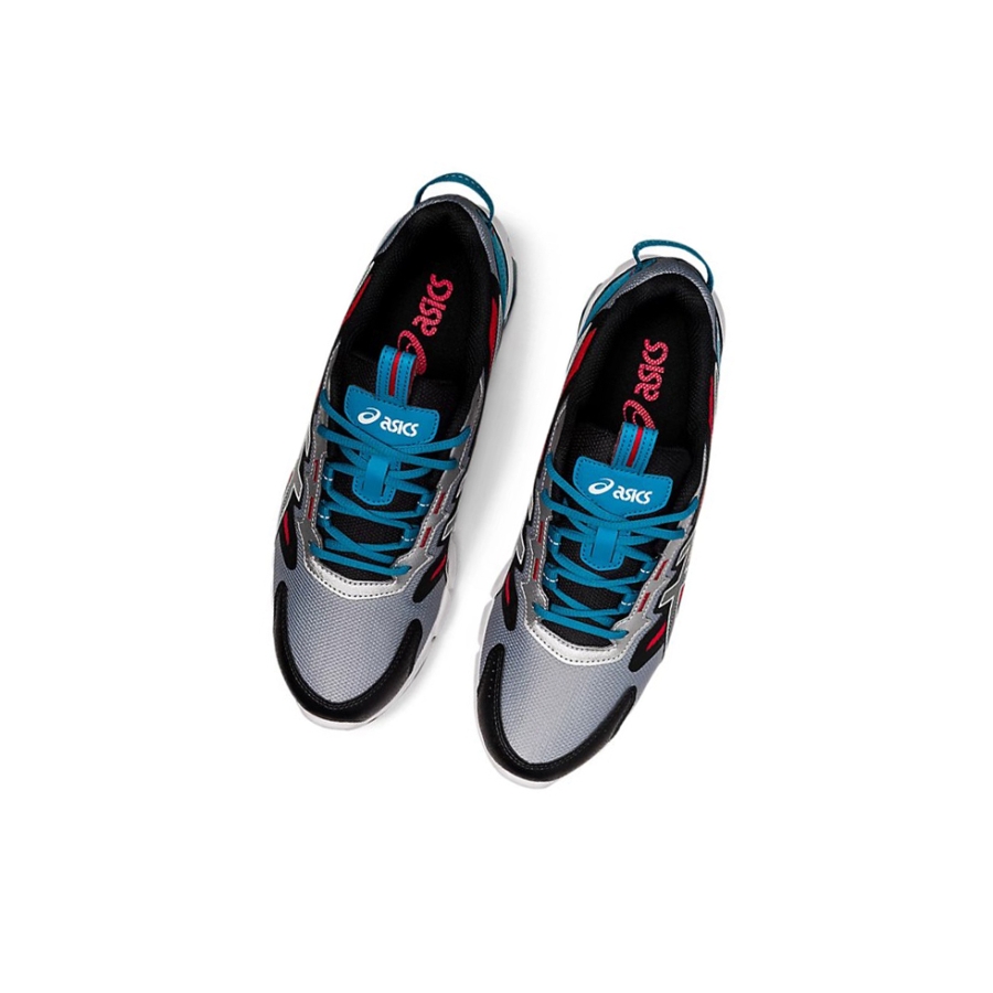 Sheet Rock / Teal Blue Men's Asics GEL-QUANTUM 90 Sneakers | US39062WG