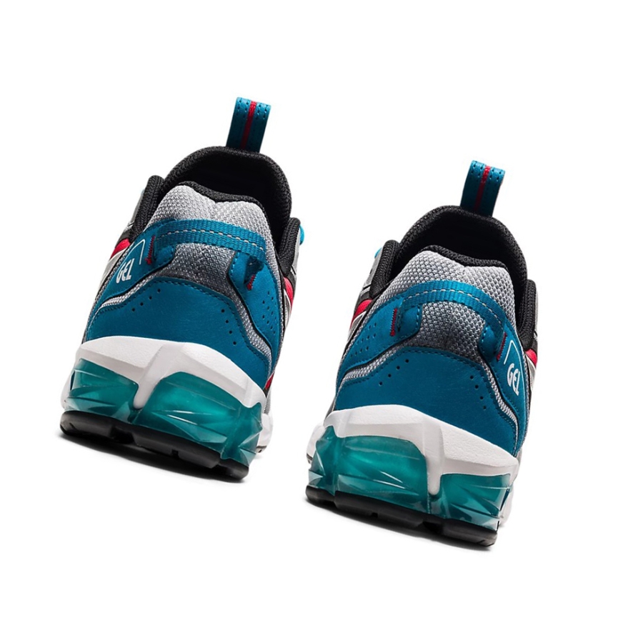 Sheet Rock / Teal Blue Women's Asics GEL-QUANTUM 90 Sneakers | US35169PB