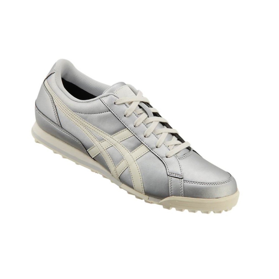 Silver Men's Asics GEL-PRESHOT Golf Shoes | US03256WZ