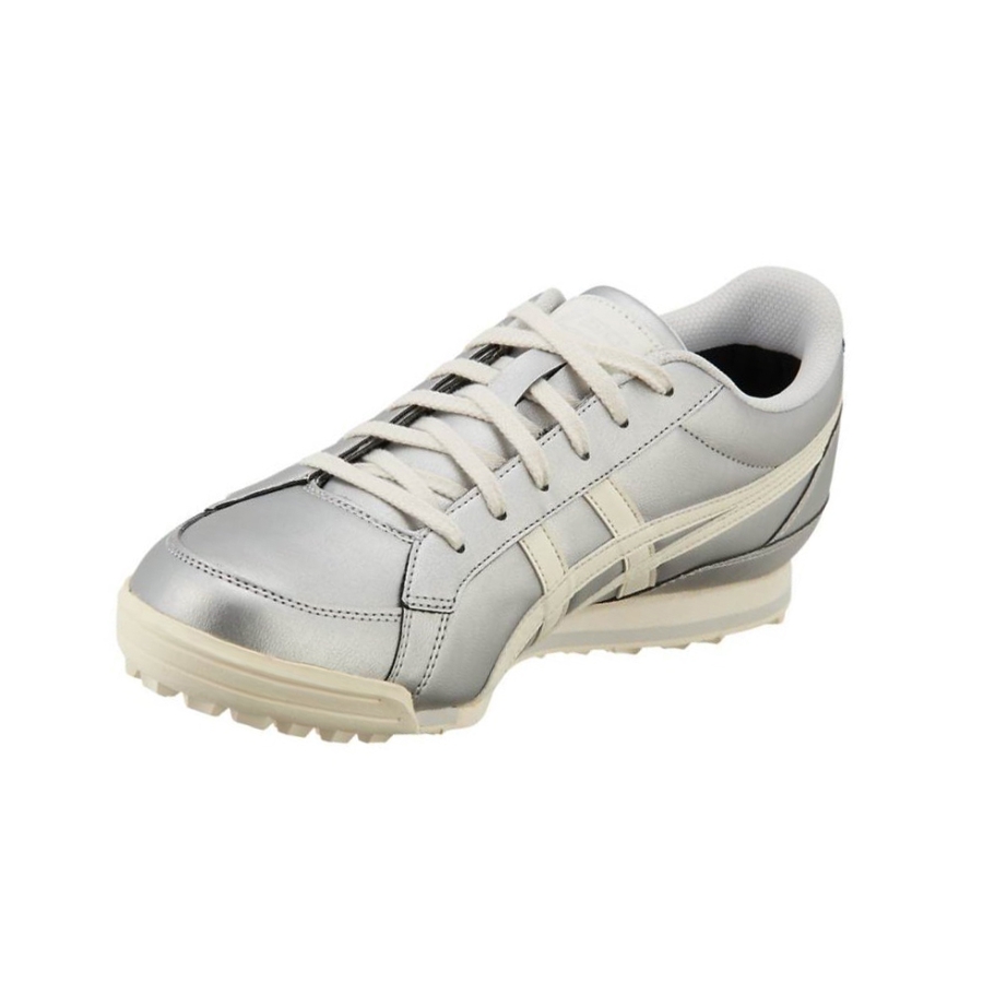 Silver Men's Asics GEL-PRESHOT Golf Shoes | US03256WZ