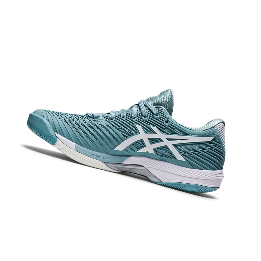 Smoke Blue / White Women's Asics SOLUTION SPEED FF 2 Tennis Shoes | US51349ES